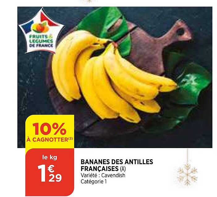 bananes des antilles françaises