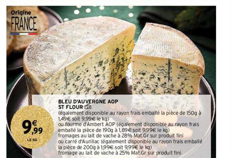 Bleu D'auvergne Aop St Flour