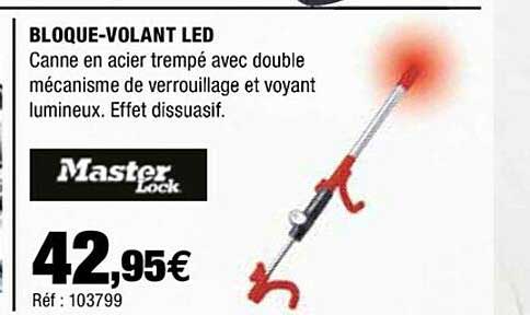 bloque-volant led master lock
