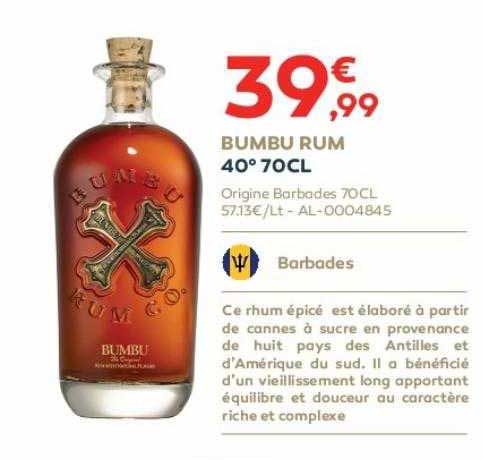 bumbu rum 40° 70cl