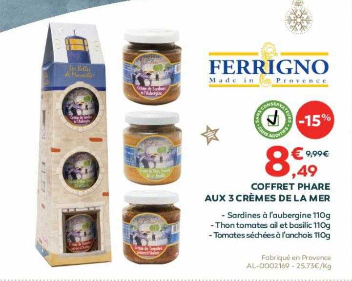 Coffret Phare Aux 3 Crèmes De La Mer