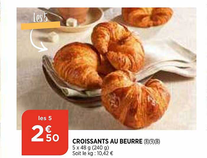 Croissants Au Beurre