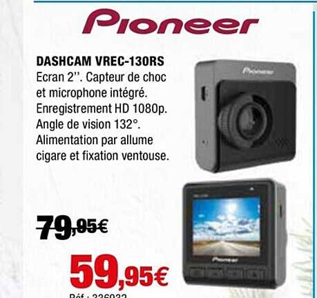 dashcam vrec-130rs pioneer