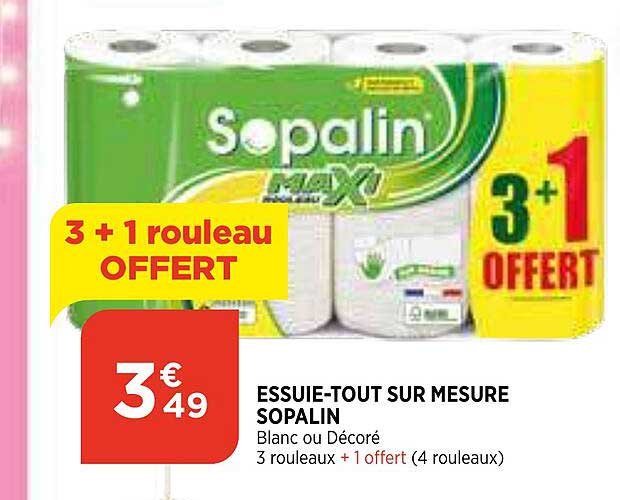 essuie-tout sur mesure sopalin