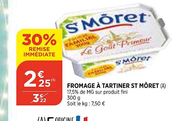 fromage à tartiner st môret
