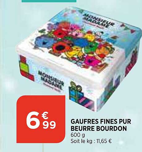 Gaufres Fines Pur Beurre Bourdon