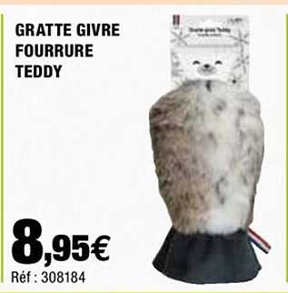 gratte givre fourrure teddy