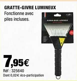 gratte-givre lumineux
