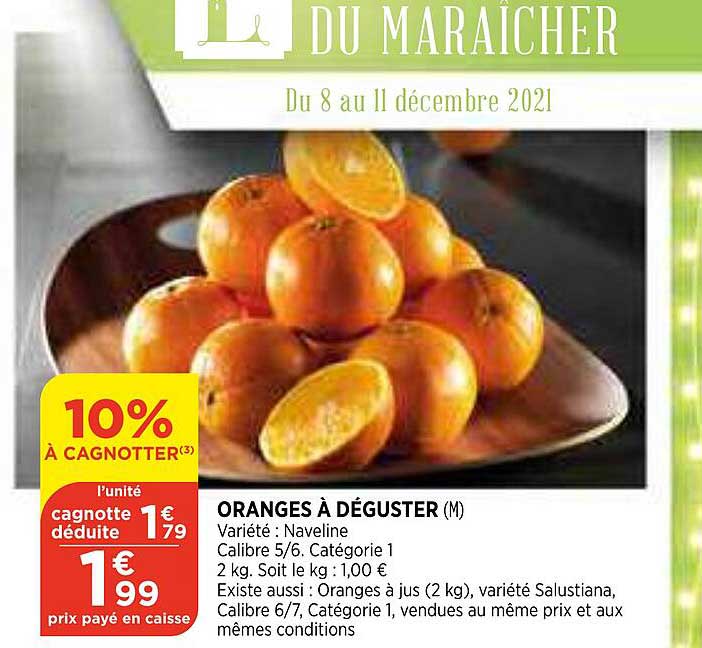 oranges à déguster