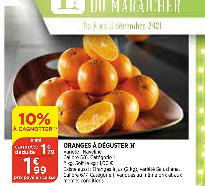 oranges à déguster