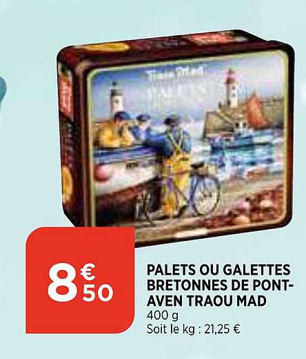 palets ou galettes bretonnes de pont-aven traou mad