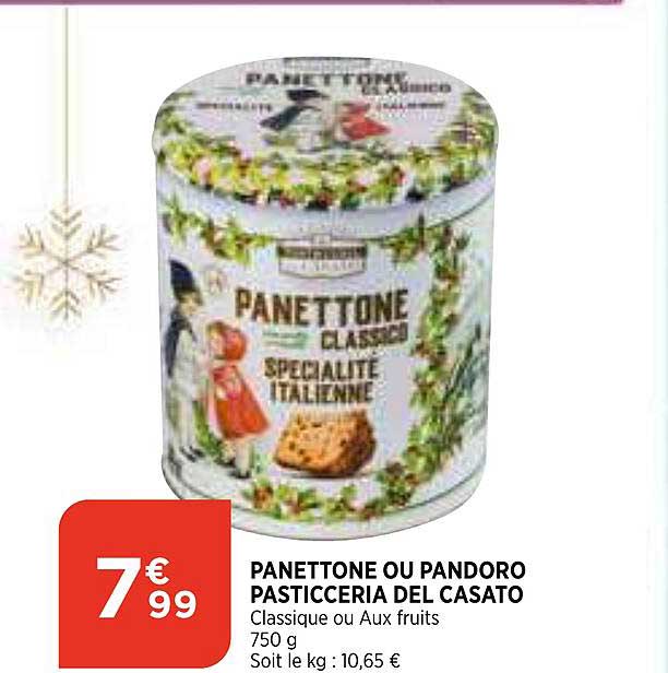 panettone ou pandoro pasticceria del casato