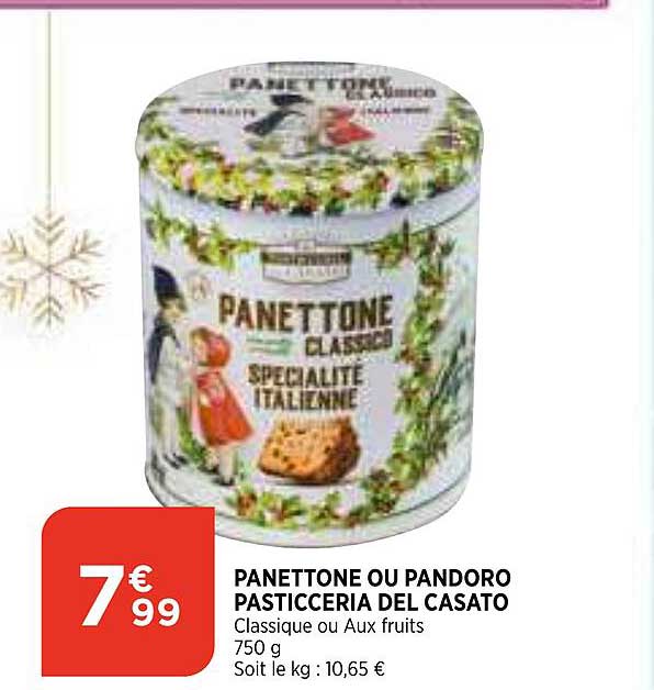 panettone ou pandoro pasticceria del casato