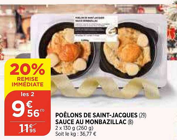 poêlons de saint-jacques sauce au monbazillac