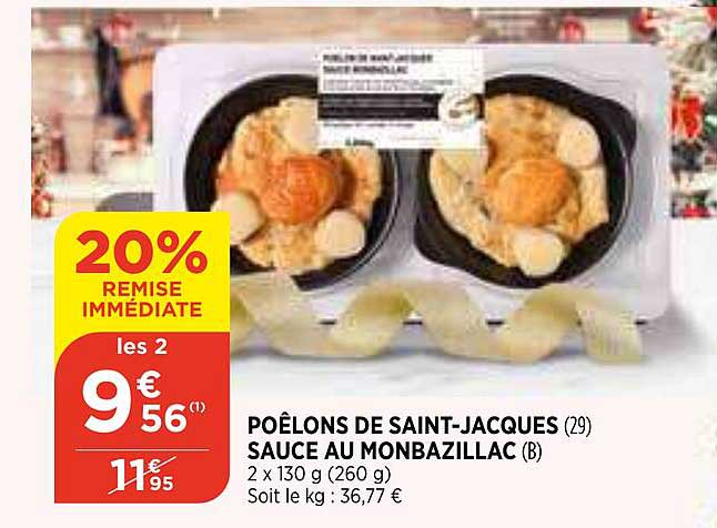 poêlons de saint-jacques sauce au monbazillac