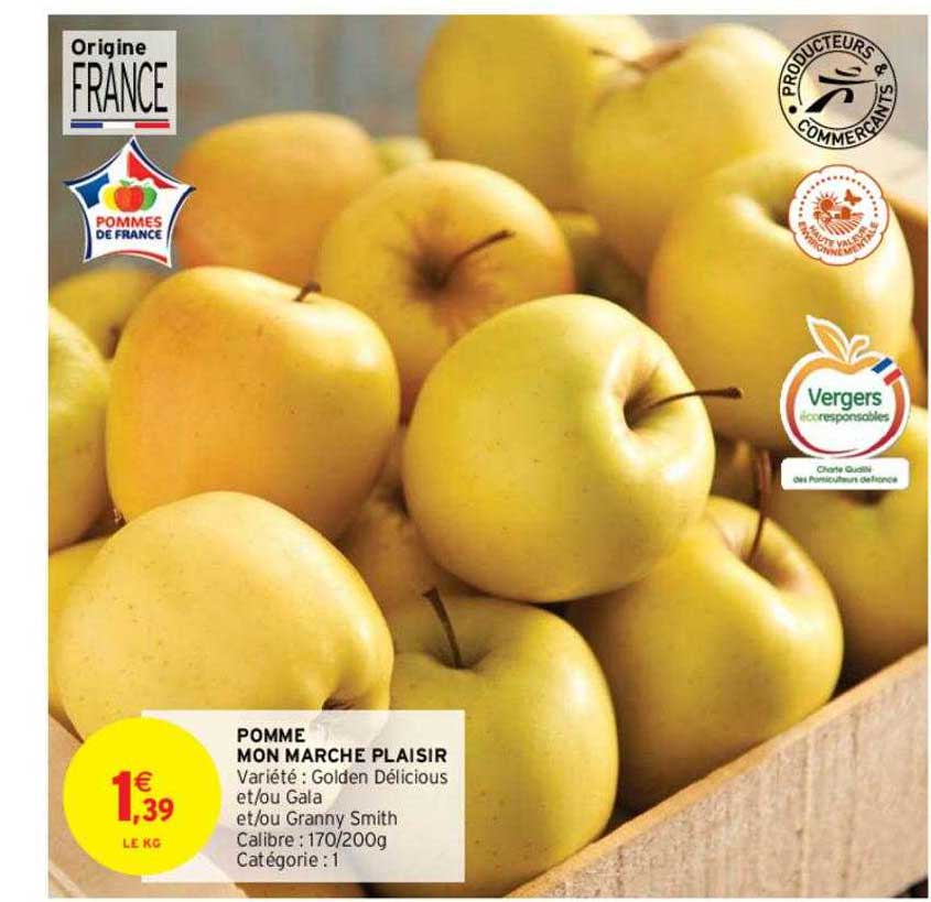 pomme mon marché plaisir