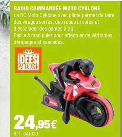 radio commandée moto cyklone