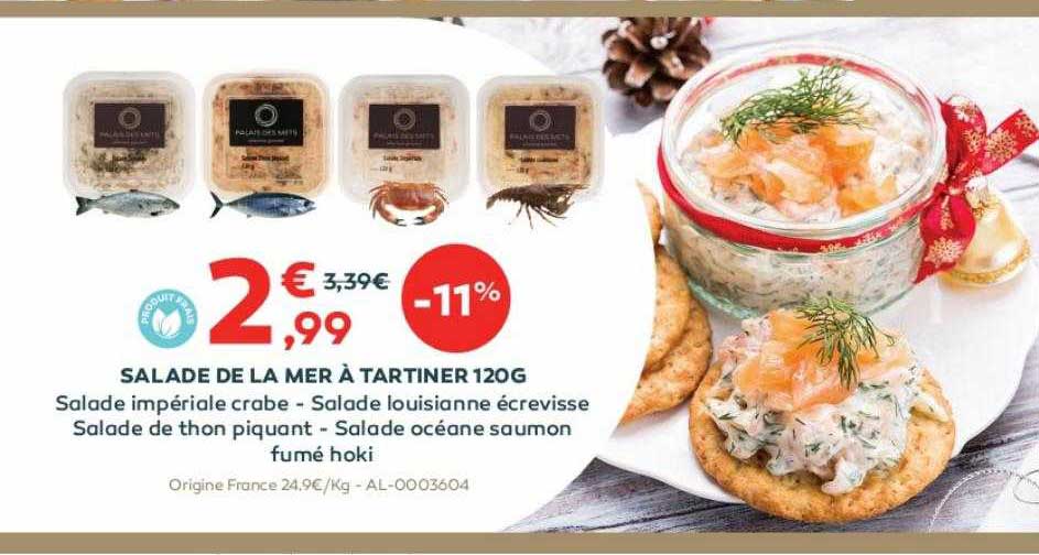Salade De La Mer à Tartiner 120g