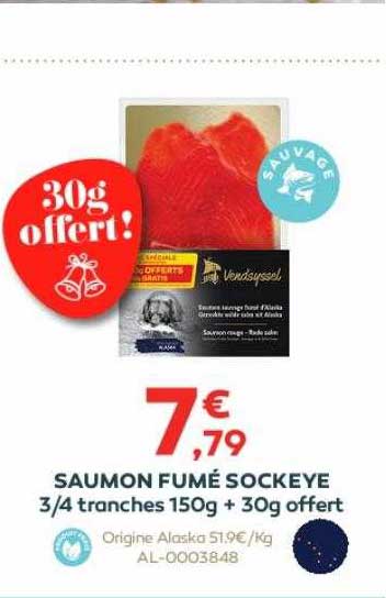 Saumon Fumé Sockeye