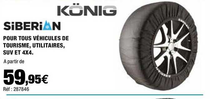 siberian pour tous véhicules de tourisme, utilitaires, suv et 4x4