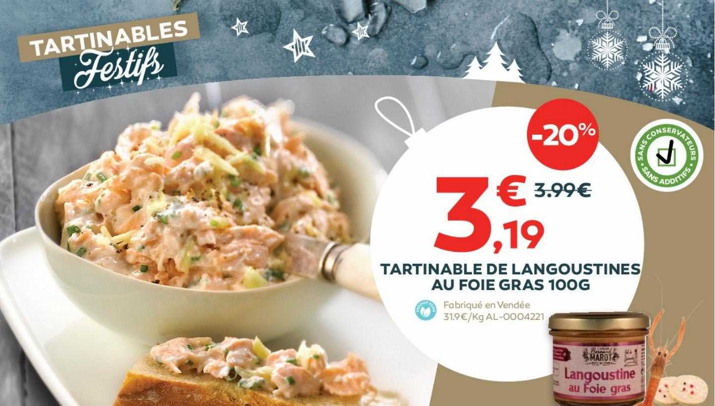 tartinable de langoustines au foie gras 100g