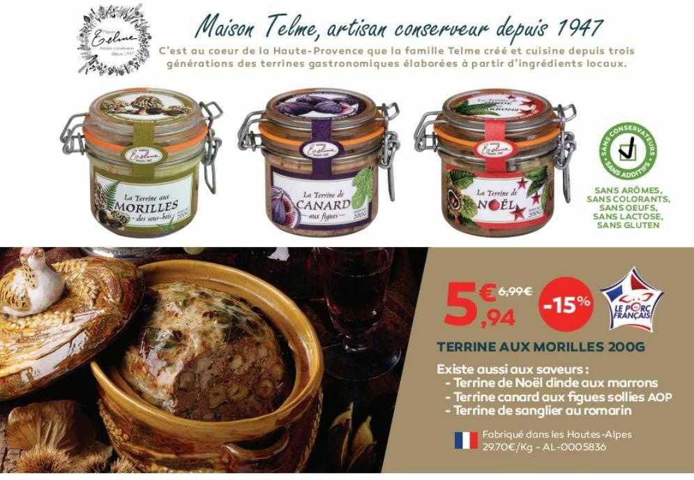 terrine aux morilles 200g