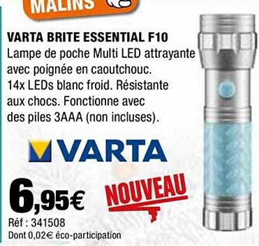 varta brite essential f10