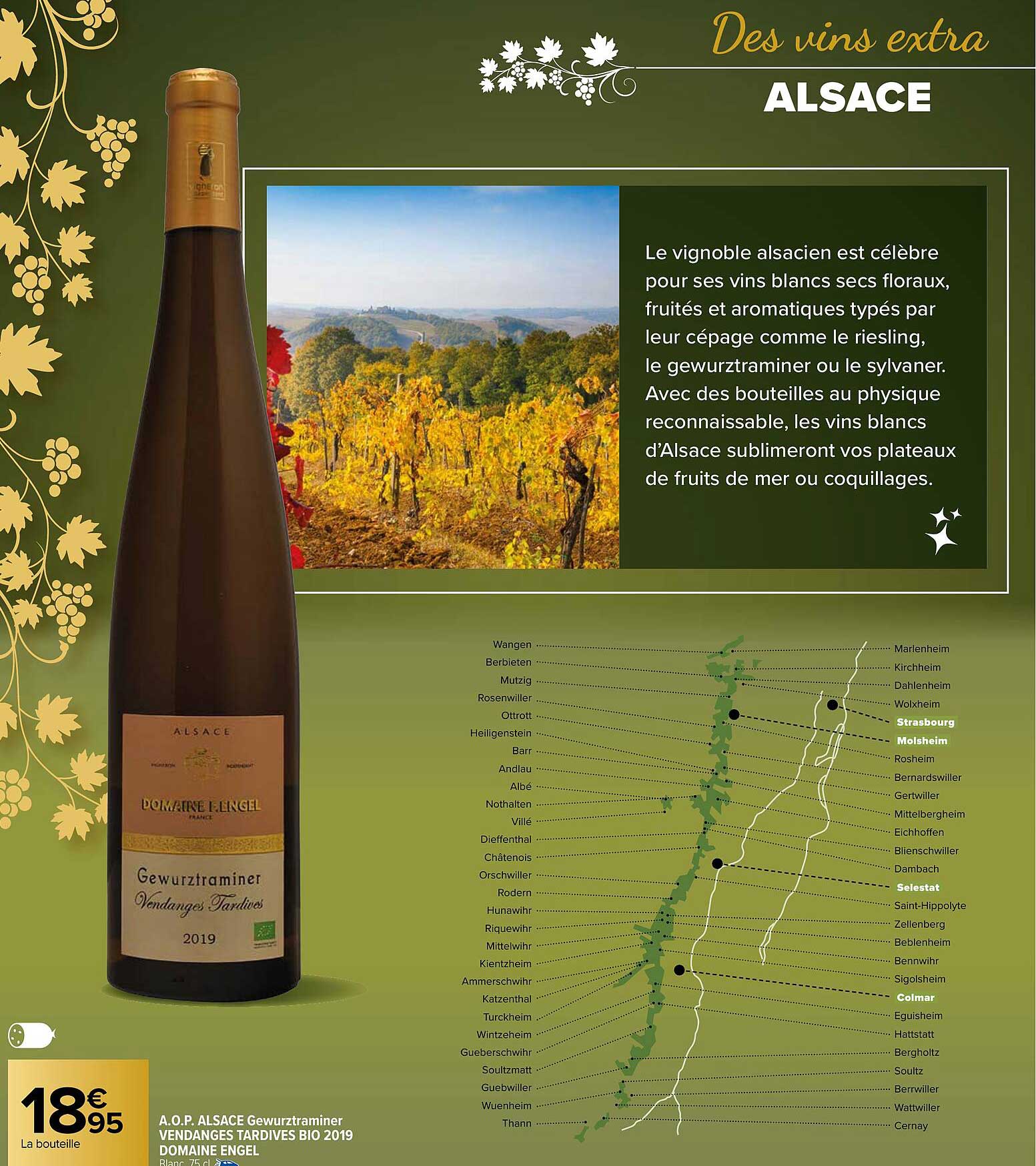 a.o.p. alsace gewurztraminer vendanges tardives bio 2019 domaine engel