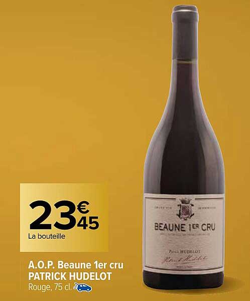 a.o.p. beaune 1er cru patrick hudelot