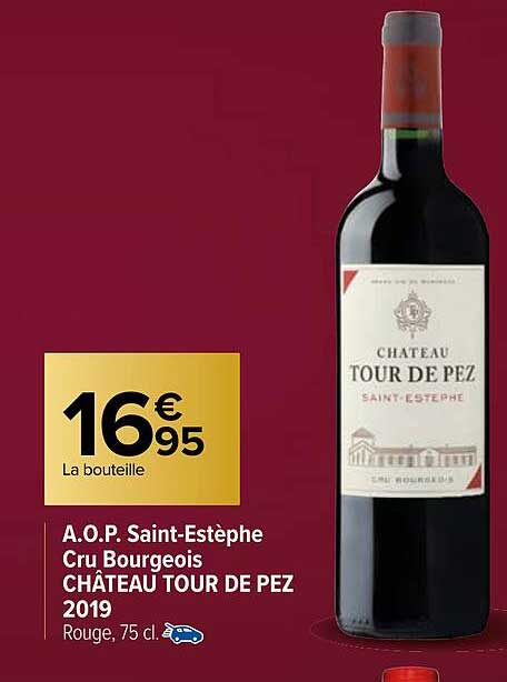 a.o.p. saint-estèphe cru bourgeois château tour de pez 2019
