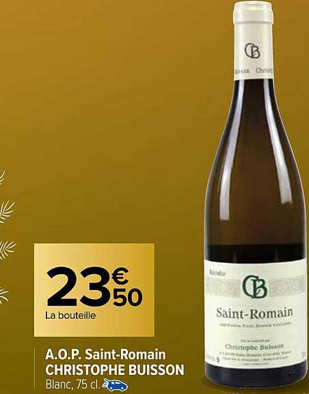 a.o.p. saint-romain christophe buisson