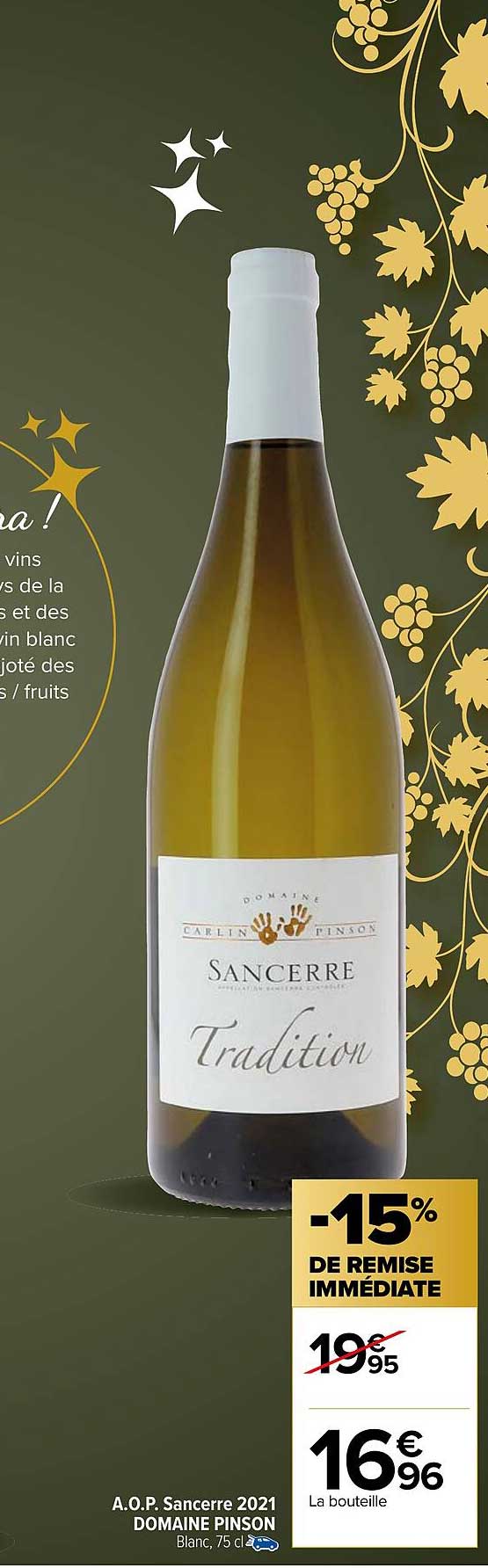 a.o.p. sancerre 2021 domaine pinson