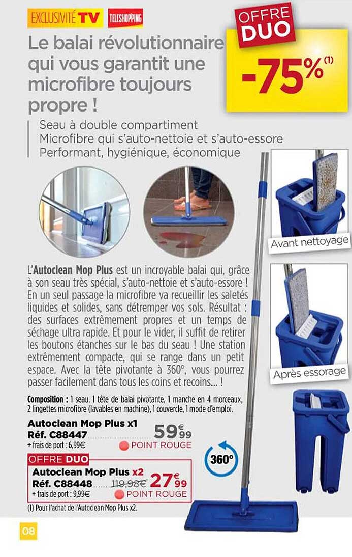 autoclean mop plus