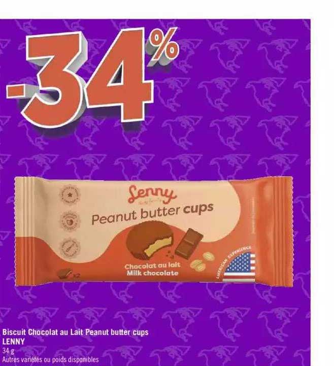Biscuit Chocolat Au Lait Peanut Butter Cups Lenny
