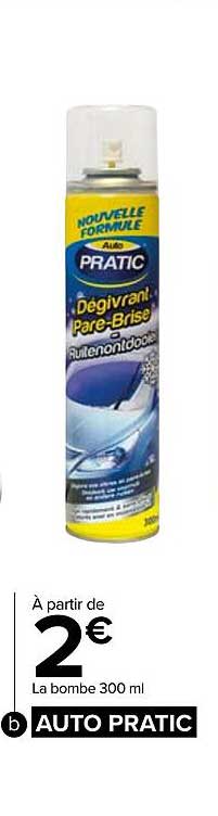 bombe 300ml auto pratic