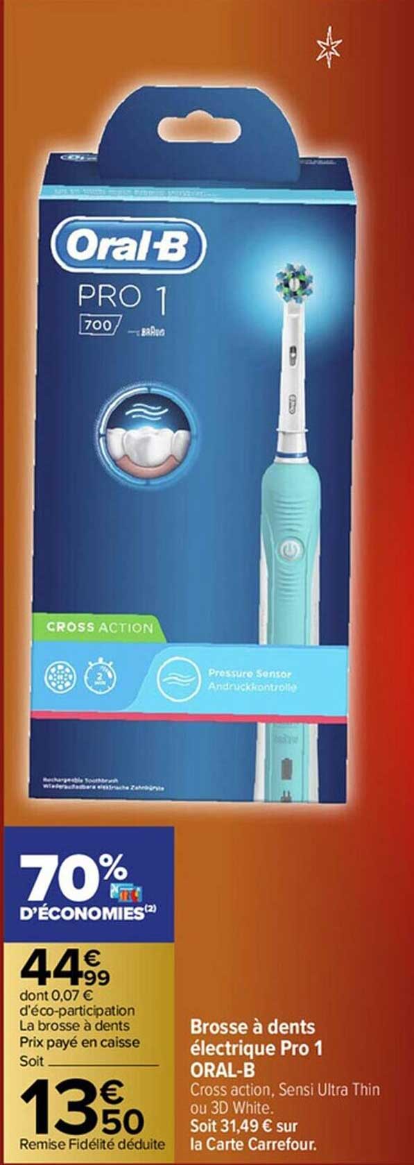 brosse à dents électrique pro 1 oral-b