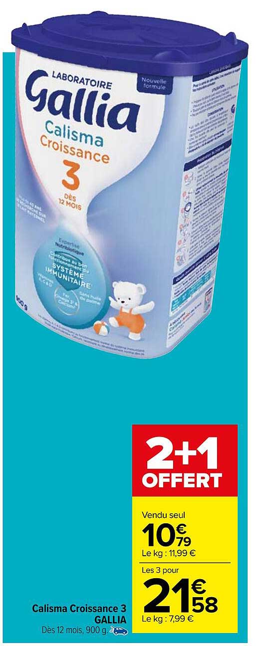 Calisma Croissance 3 Gallia