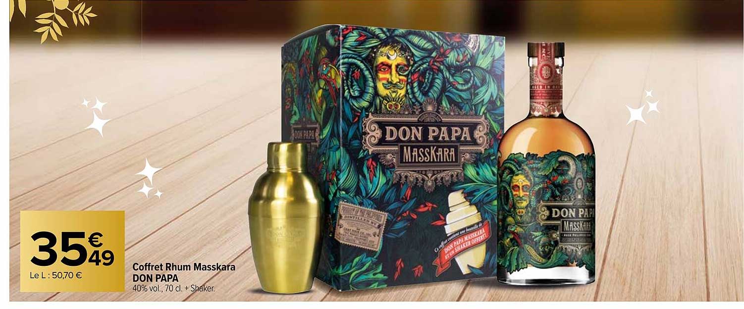 coffret rhum masskara don papa