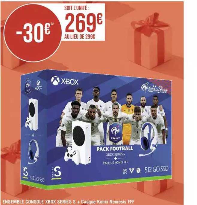 ensemble console xbox séries s + casque konix nemesis fff