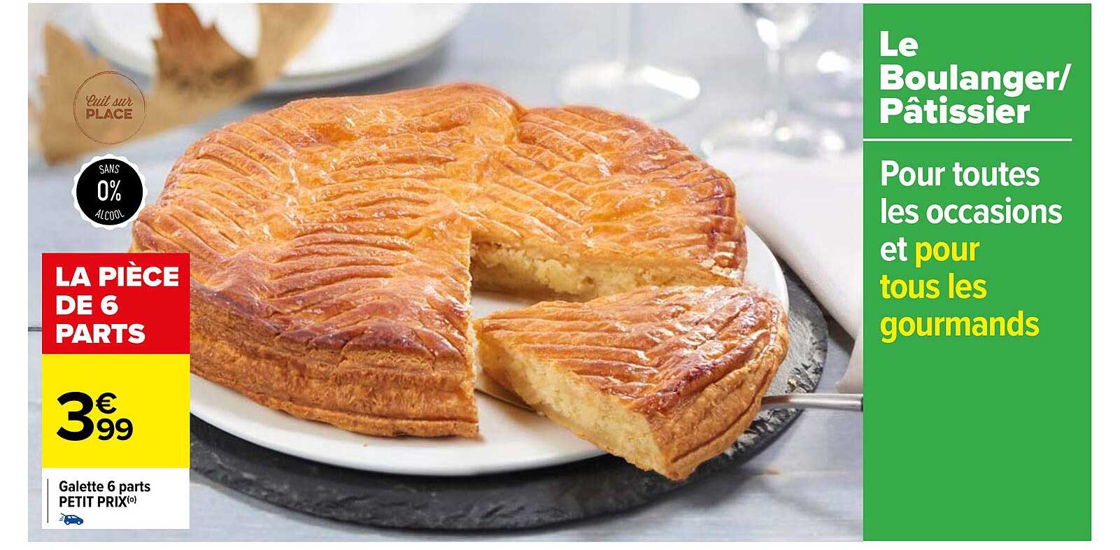 galette 6 parts petit prix