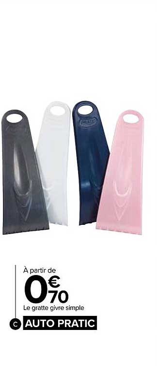 gratte givre simple auto pratic