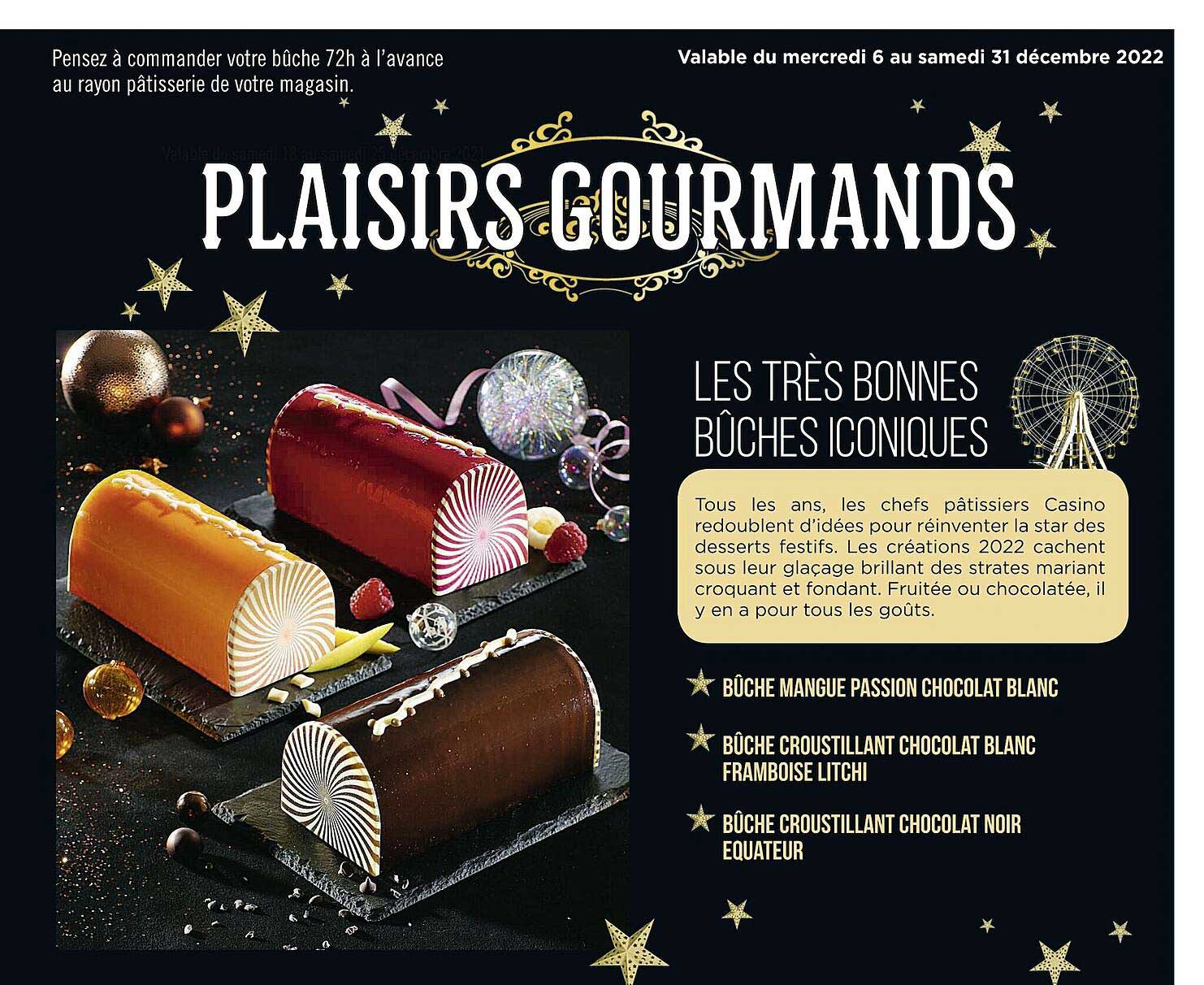 plaisirs gourmands