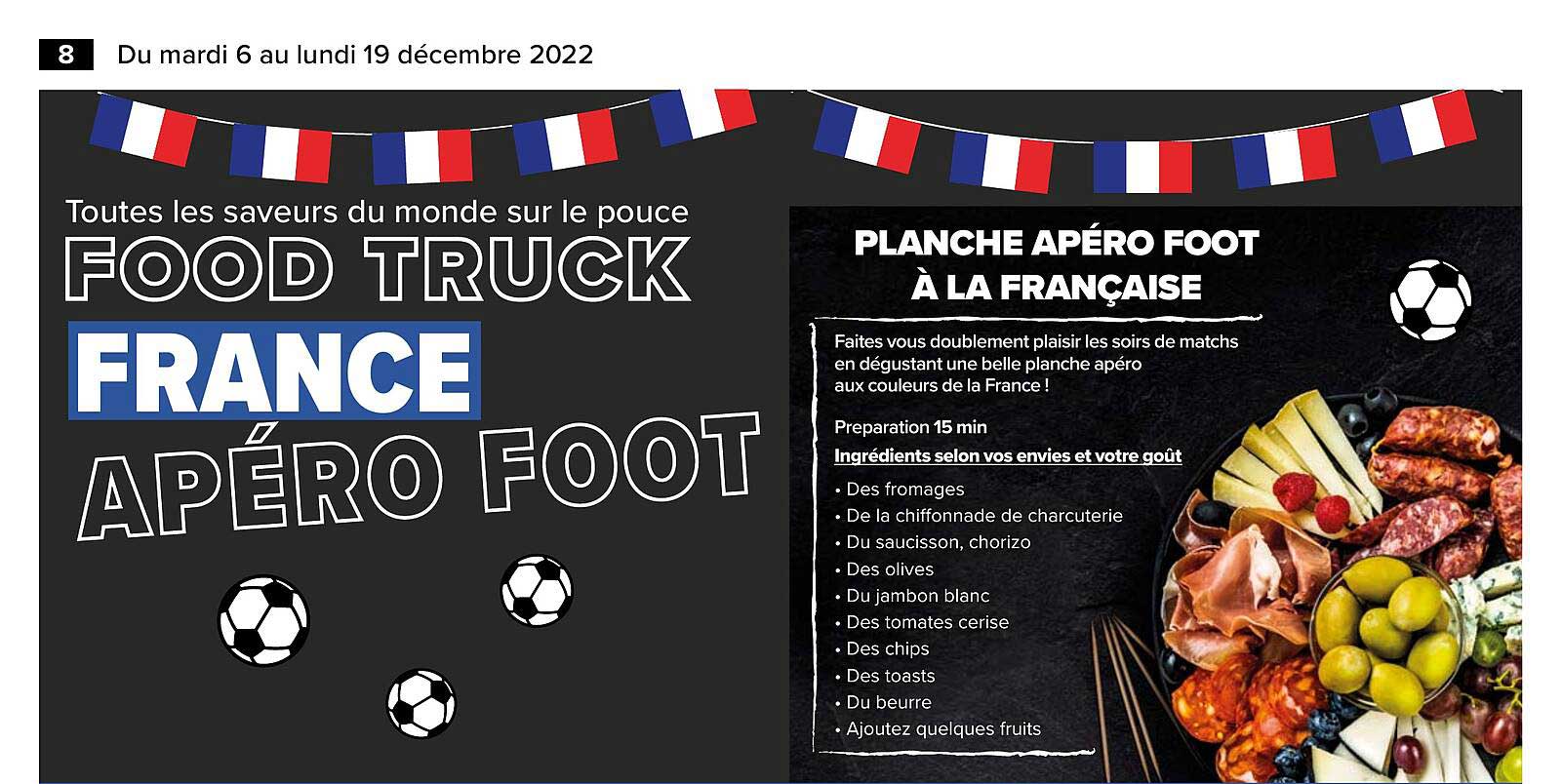 Planche Apéro Foot à La Française