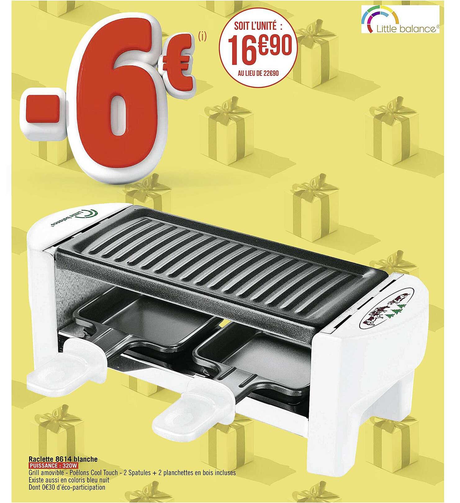 raclette 8614 blanche little balance