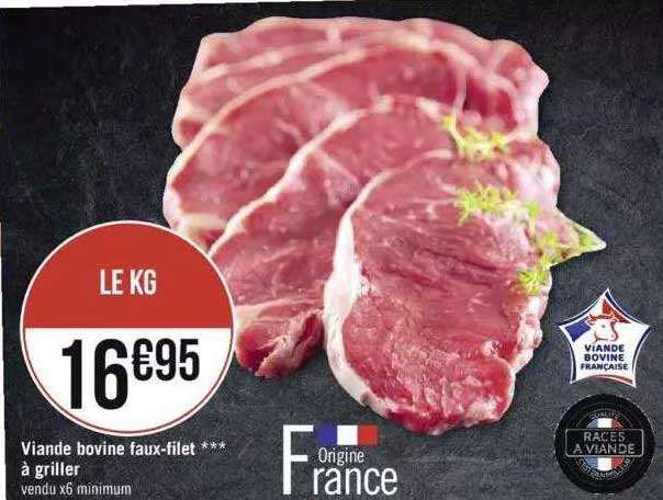 Viande Bovine Fau-filet***à Griller
