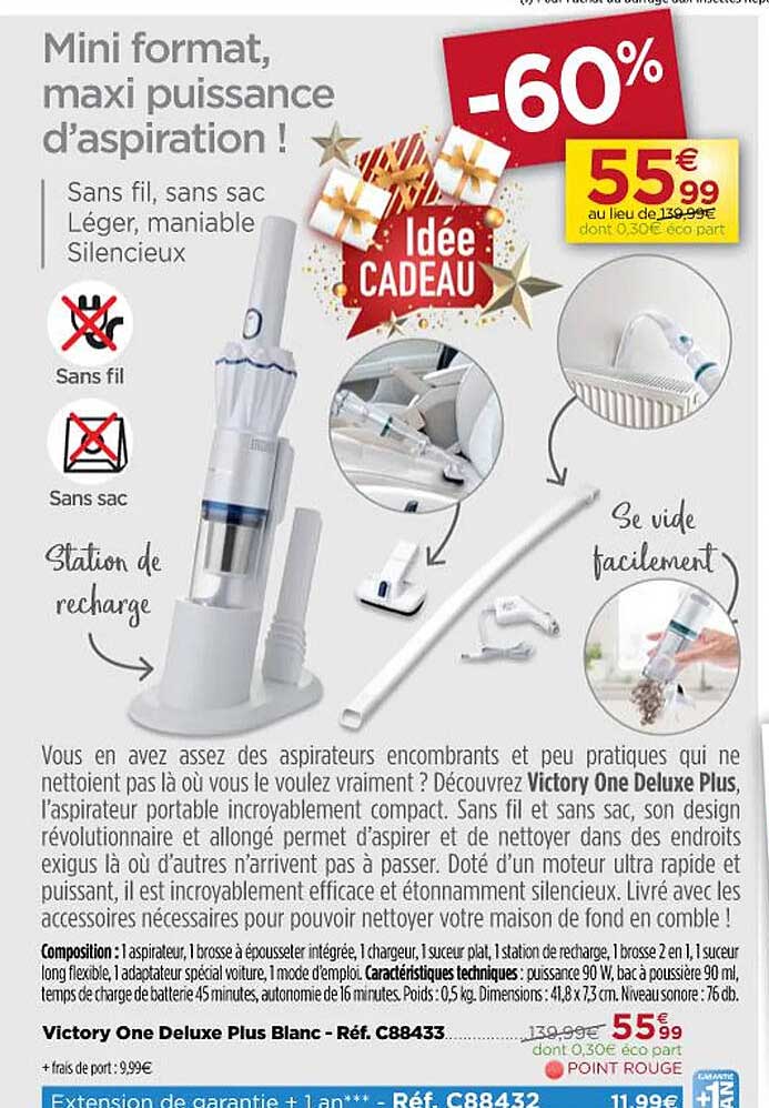 Victory One Deluxe Plus Blanc