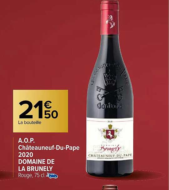 a.o.p. châteauneuf-du-pape 2020 domaine de la brunely