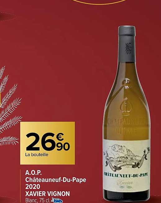 a.o.p. châteauneuf-du-pape 2020 xavier vignon