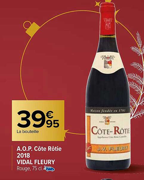 a.o.p. côte rôtie 2018 vidal fleury