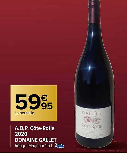 a.o.p. côte-rôtie 2020 domaine gallet